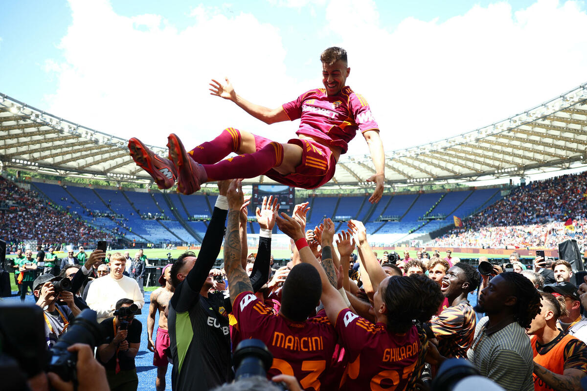 Fotografija uz vijest: Roma preuzela četvrtu poziciju u Seriji A poslije derbija "dela kapitale" i poraza Juventusa