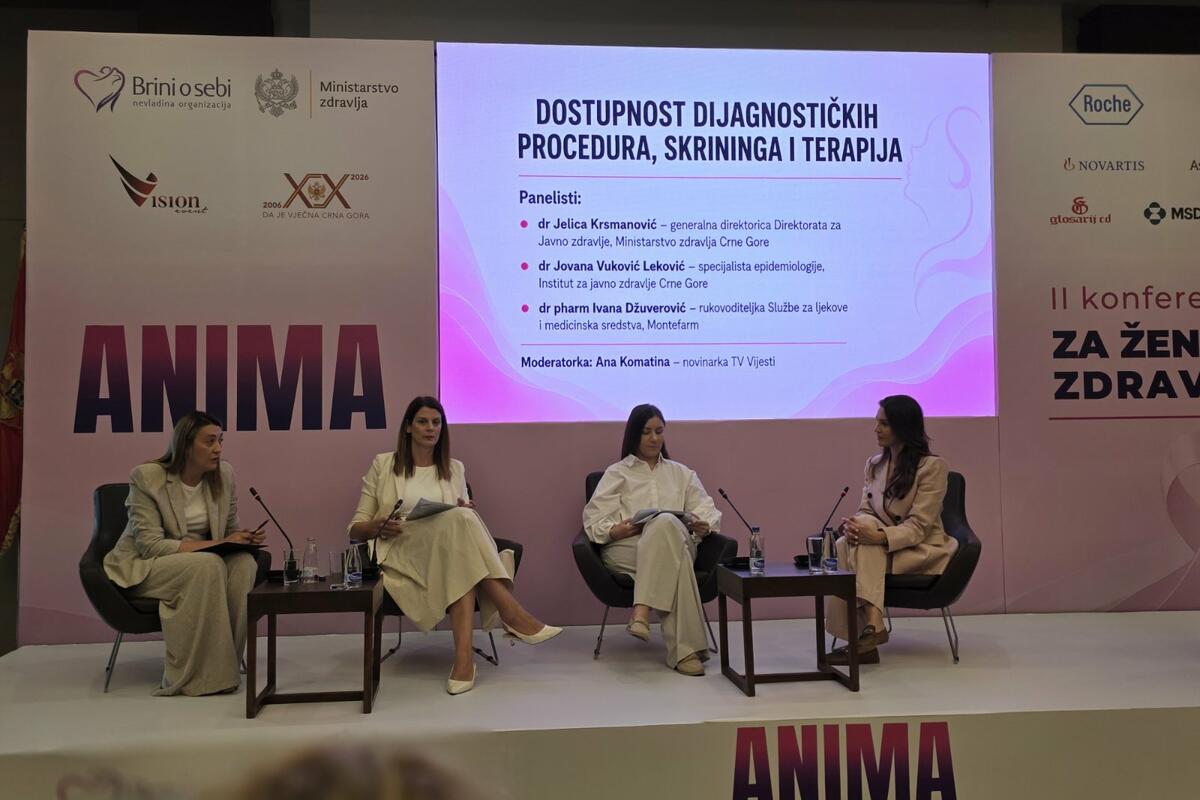 Fotografija uz vijest: Sa konferencije upućen poziv ženama da pođu na preventivne preglede i pokažu odgovornost prema zdravlju