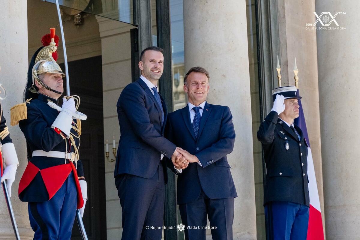 Fotografija uz vijest: Spajić: Francuska i Makron pružaju punu političku podršku Crnoj Gori u završnoj fazi evropske integracije