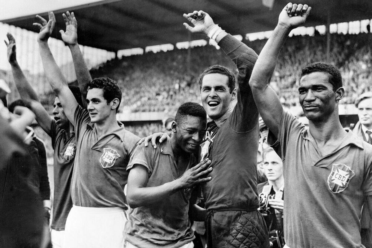 Fotografija uz vijest: Švedska 1958: Brazilci vanzemaljci