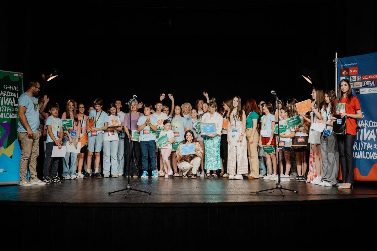 Fotografija uz vijest: U Danilovgradu zatvoren prvi Međunarodni festival pozorišta za djecu