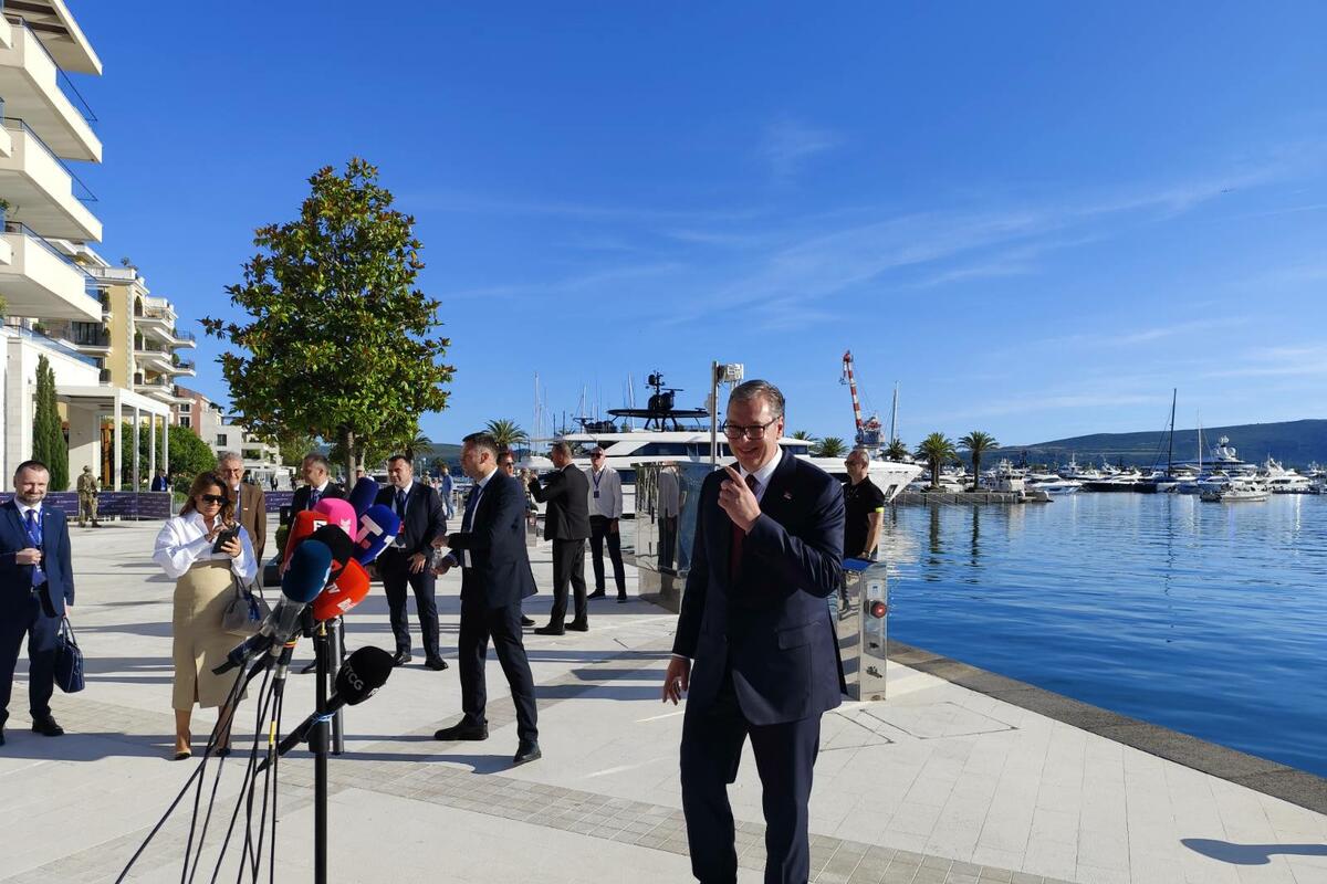 Fotografija uz vijest: Vučić: Neću podnijeti ostavku ako Crna Gora prije Srbije uđe u EU