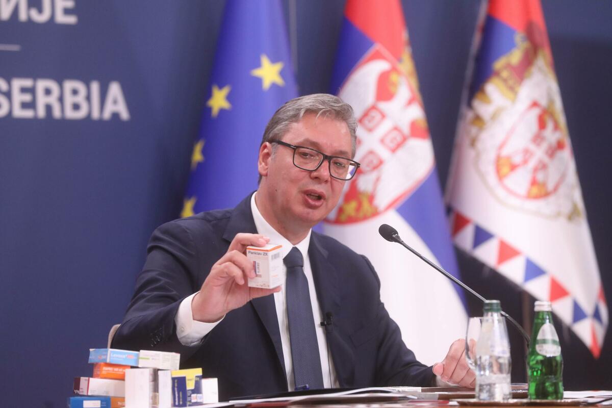Fotografija uz vijest: Vučić: Radoičić nije na crvenoj potjernici zbog kriminala, već zbog Kosova