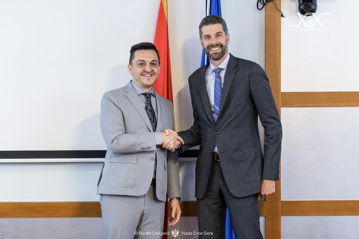 Fotografija uz vijest: Vuković i Danfort potvrdili snažnu saradnju i vidljive rezultate u reformama